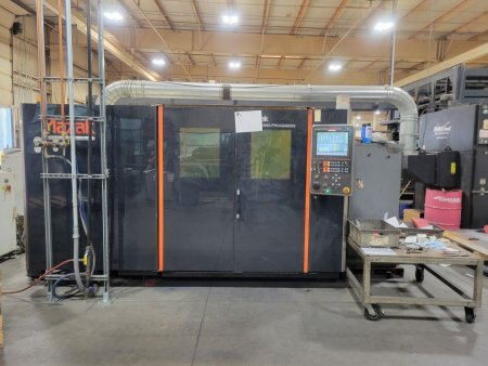 4000 WATT MAZAK OPTIPLEX 3015 FIBER LASER, AUTOMATION TYPE II,MANUFACTURED:2013
