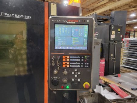 4000 WATT MAZAK OPTIPLEX 3015 FIBER LASER, AUTOMATION TYPE II,MANUFACTURED:2013
