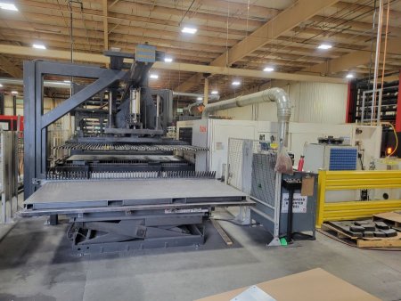 4000 WATT MAZAK OPTIPLEX 3015 FIBER LASER, AUTOMATION TYPE II,MANUFACTURED:2013
