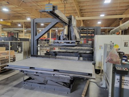 4000 WATT MAZAK OPTIPLEX 3015 FIBER LASER, AUTOMATION TYPE II,MANUFACTURED:2013