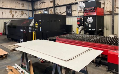 4000 WATT AMADA VENTIS 3015AJ FIBER LASER W/LOCUS BEAM CONTROL TECHNOLOGY, 2021