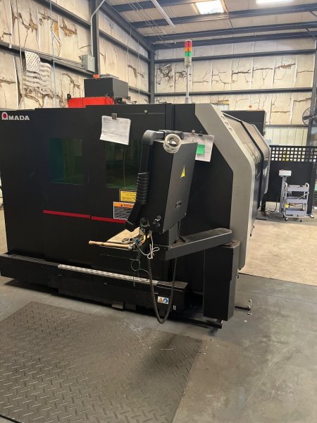 4000 WATT AMADA VENTIS 3015AJ FIBER LASER W/LOCUS BEAM CONTROL TECHNOLOGY, 2021