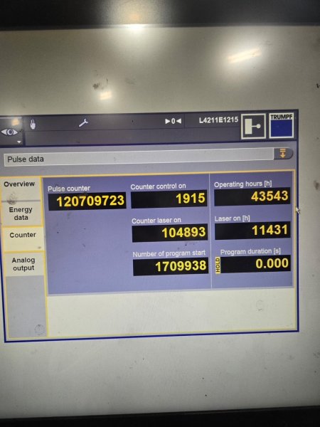 6000 WATT TRUMPF 3040 FIBER AUTOMATED FIBER LASER,MANUFACTURED: 2018