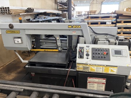 HYDMECH M-20A MITER CUTTING AUTOMATIC BAND SAW, MANUFACTURED:2016
