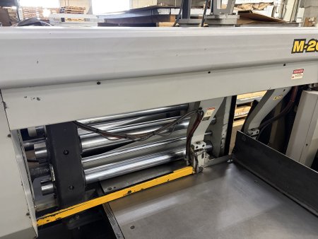 HYDMECH M-20A MITER CUTTING AUTOMATIC BAND SAW, MANUFACTURED:2016