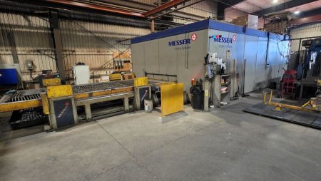 MESSER METALMASTER XCEL 6015 FIBER LASER AND PLASMA MACHINE,MFG:2015